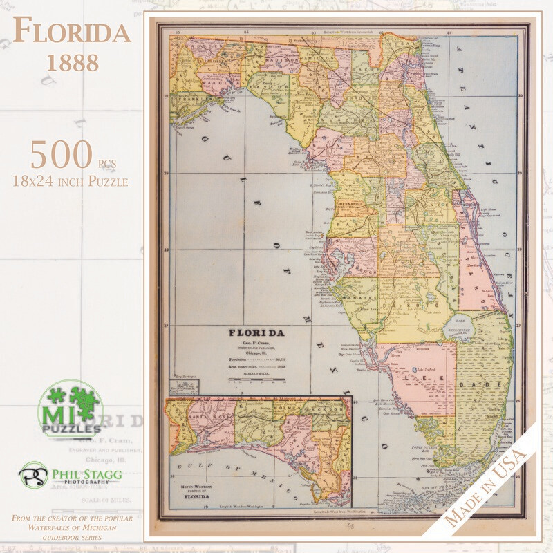 FLORIDA - 1888 | 500 PIECE PUZZLE