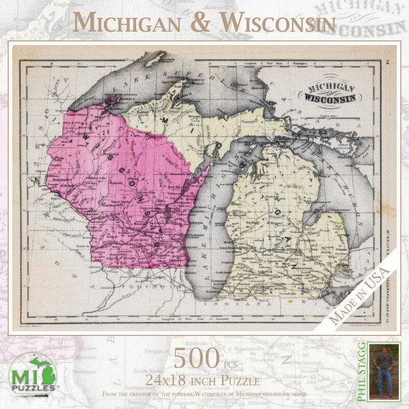 MICHIGAN &amp; WISCONSIN | 500 PIECE PUZZLE