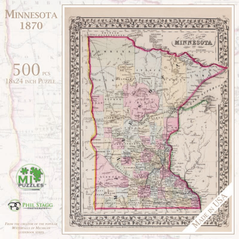 MINNESOTA - 1870 | 500 PIECE PUZZLE