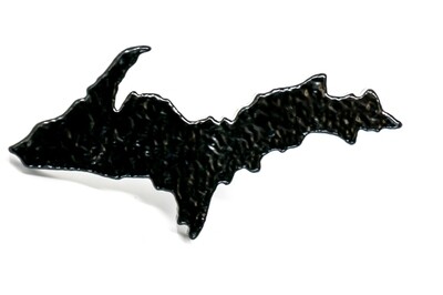 Door Pull - Upper Peninsula (Textured Black)