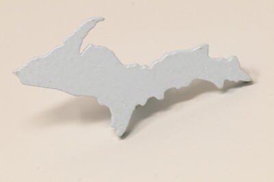 Door Pull - Upper Peninsula (Textured White)