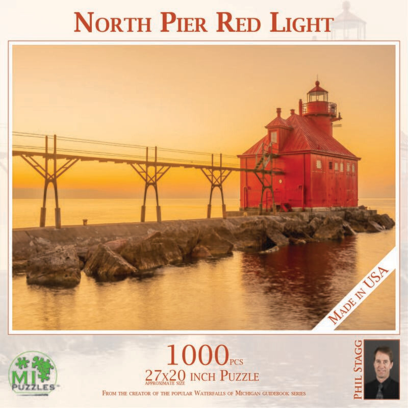 NORTH PIER RED LIGHT - 1000 PIECE PUZZLE