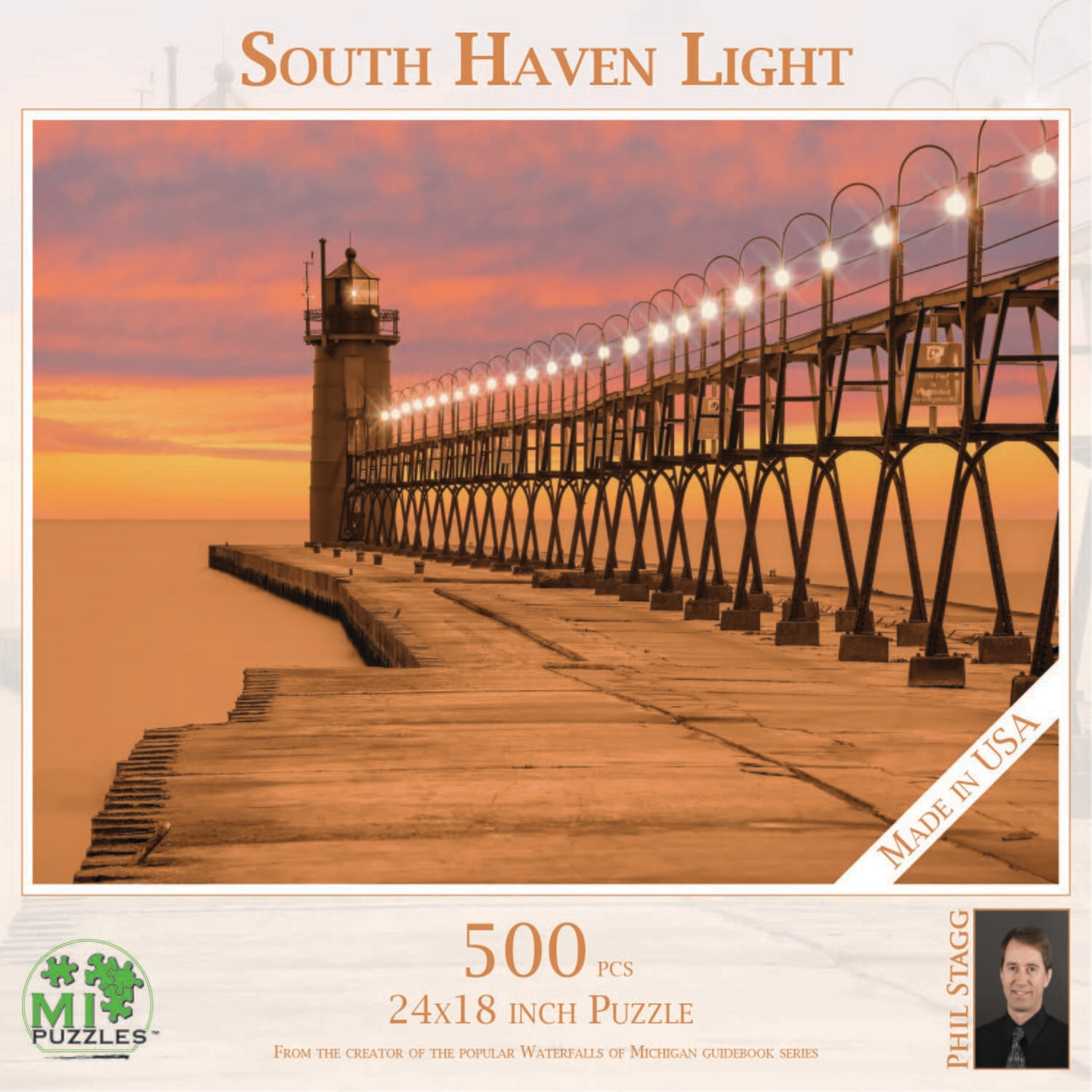 thumbnail image 2 of Thomas Kinkade Painter Of Light 500 Piece Puzzle \"Evening Glow\" Stix... 2 of 11