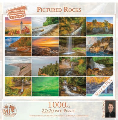 PICTURED ROCKS - 1000 PIECE PUZZLE