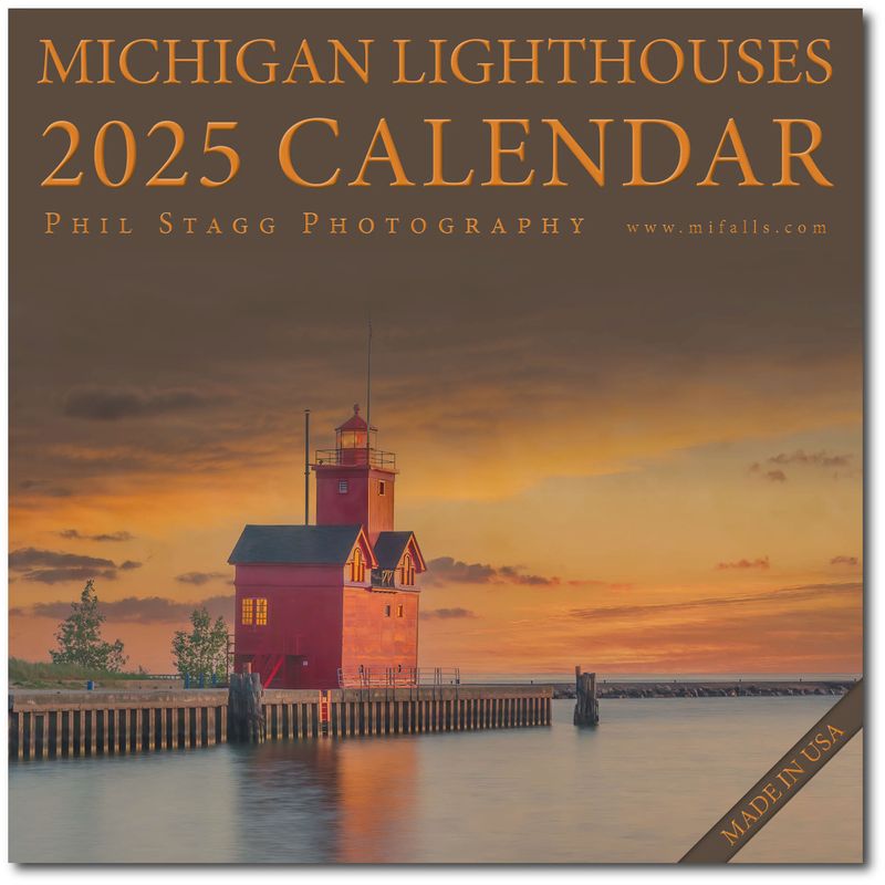 MICHIGAN LIGHTHOUSES 2025 CALENDAR