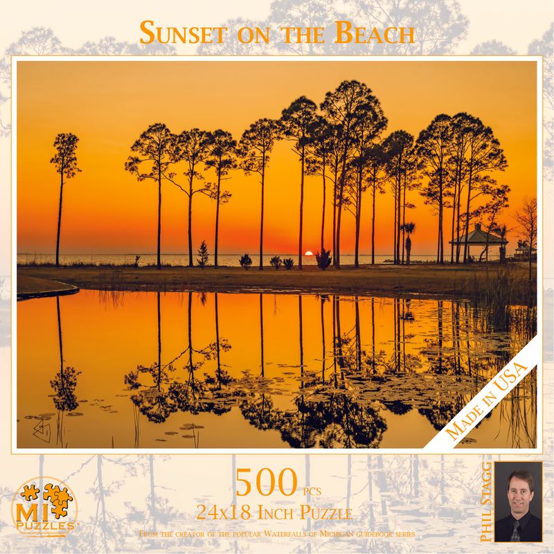 SUNSET ON THE BEACH | 500 PIECE PUZZLE
