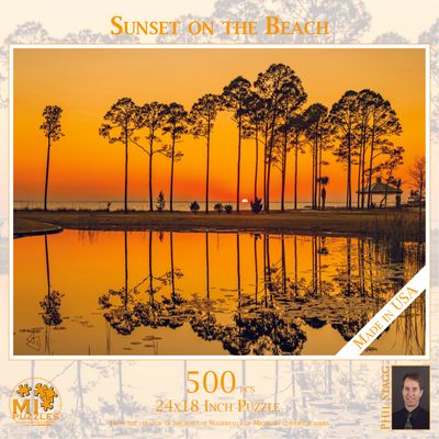 SUNSET ON THE BEACH | 500 PIECE PUZZLE
