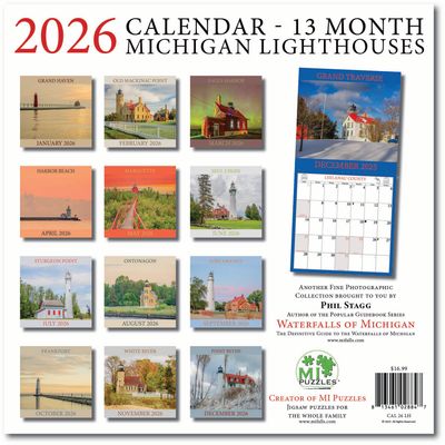 MICHIGAN LIGHTHOUSES | 2026 CALENDAR