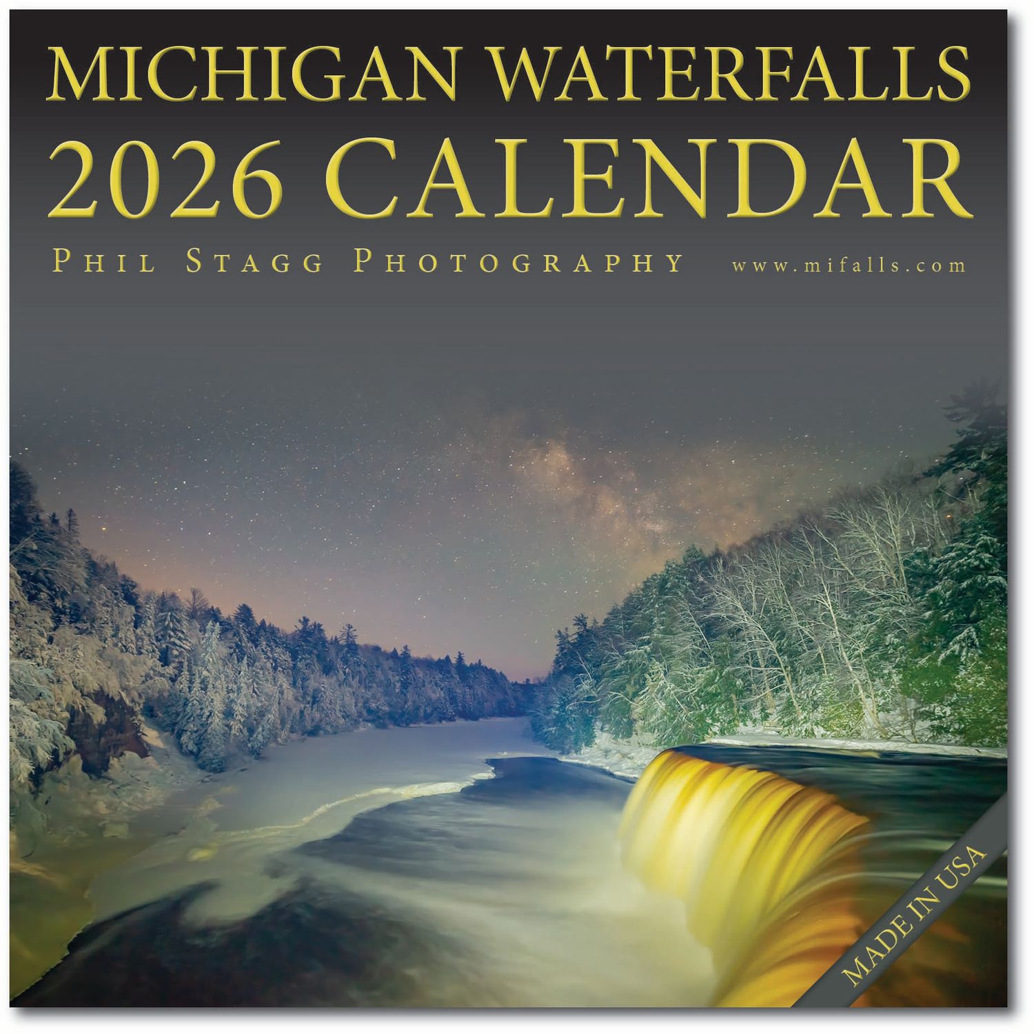 MICHIGAN WATERFALLS | 2026 CALENDAR