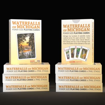 WATERFALLS OF MICHIGAN - PLAYING CARDS