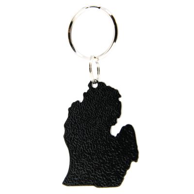 LOWER PENINSULA KEYCHAIN - TEXTURED BLACK