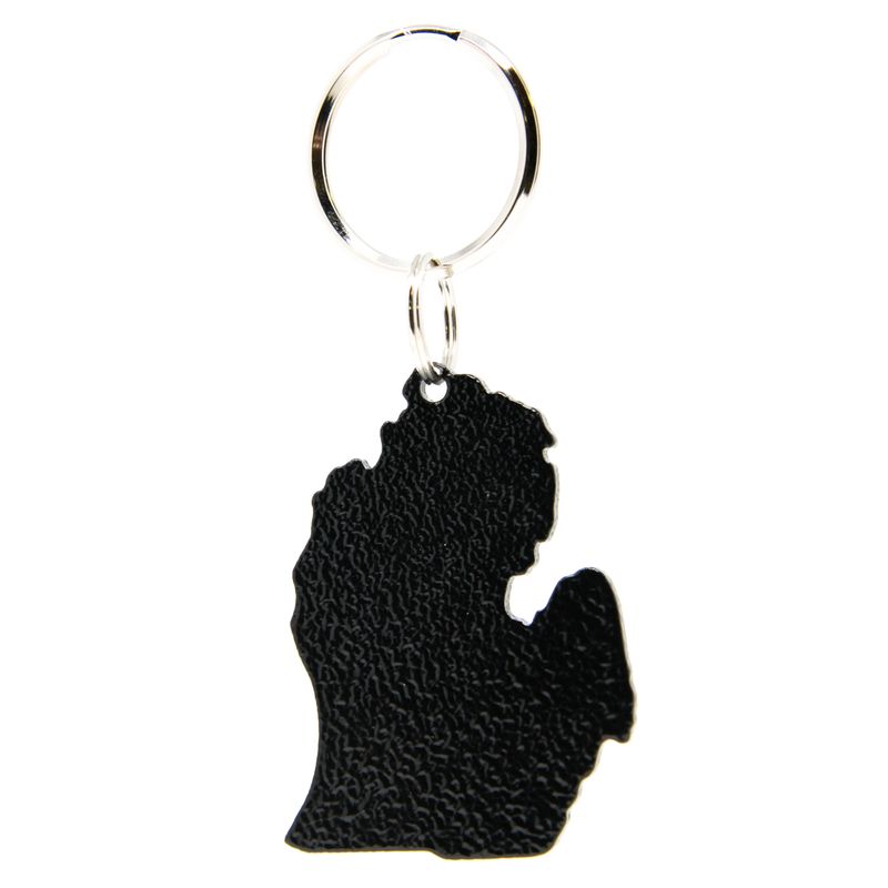 LOWER PENINSULA KEYCHAIN - TEXTURED BLACK