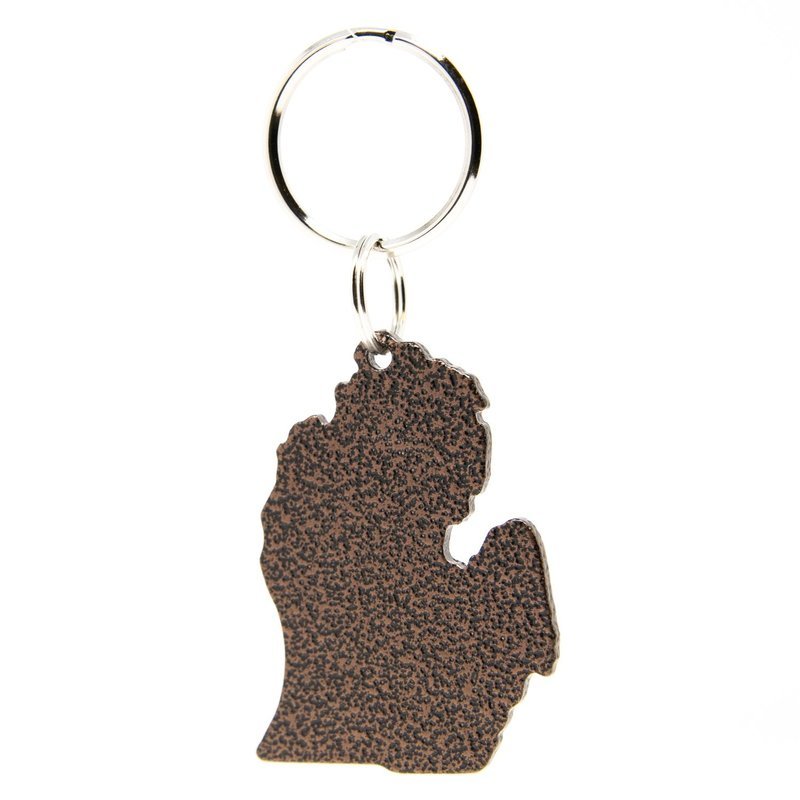 LOWER PENINSULA KEYCHAIN - ANTIQUE COPPER