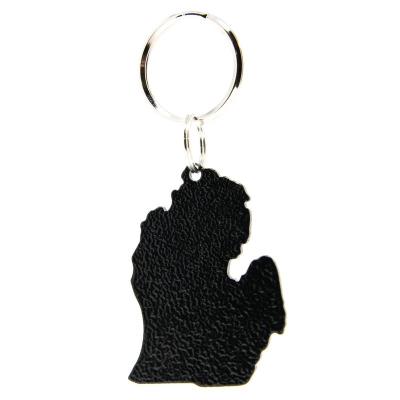 LOWER PENINSULA KEYCHAIN - TEXTURED BLACK