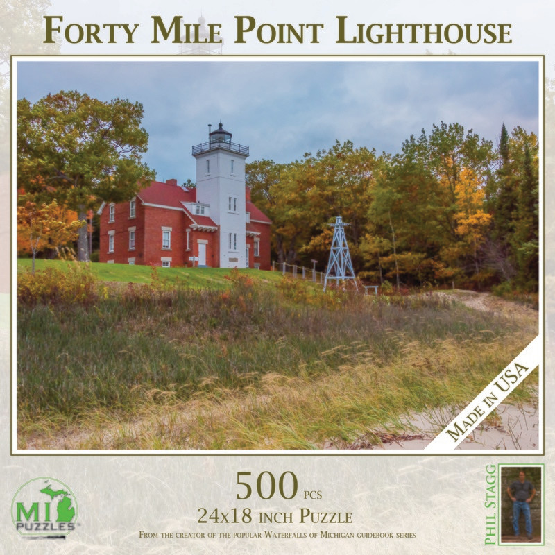 FORTY MILE POINT LIGHTHOUSE | 500 PIECE PUZZLE