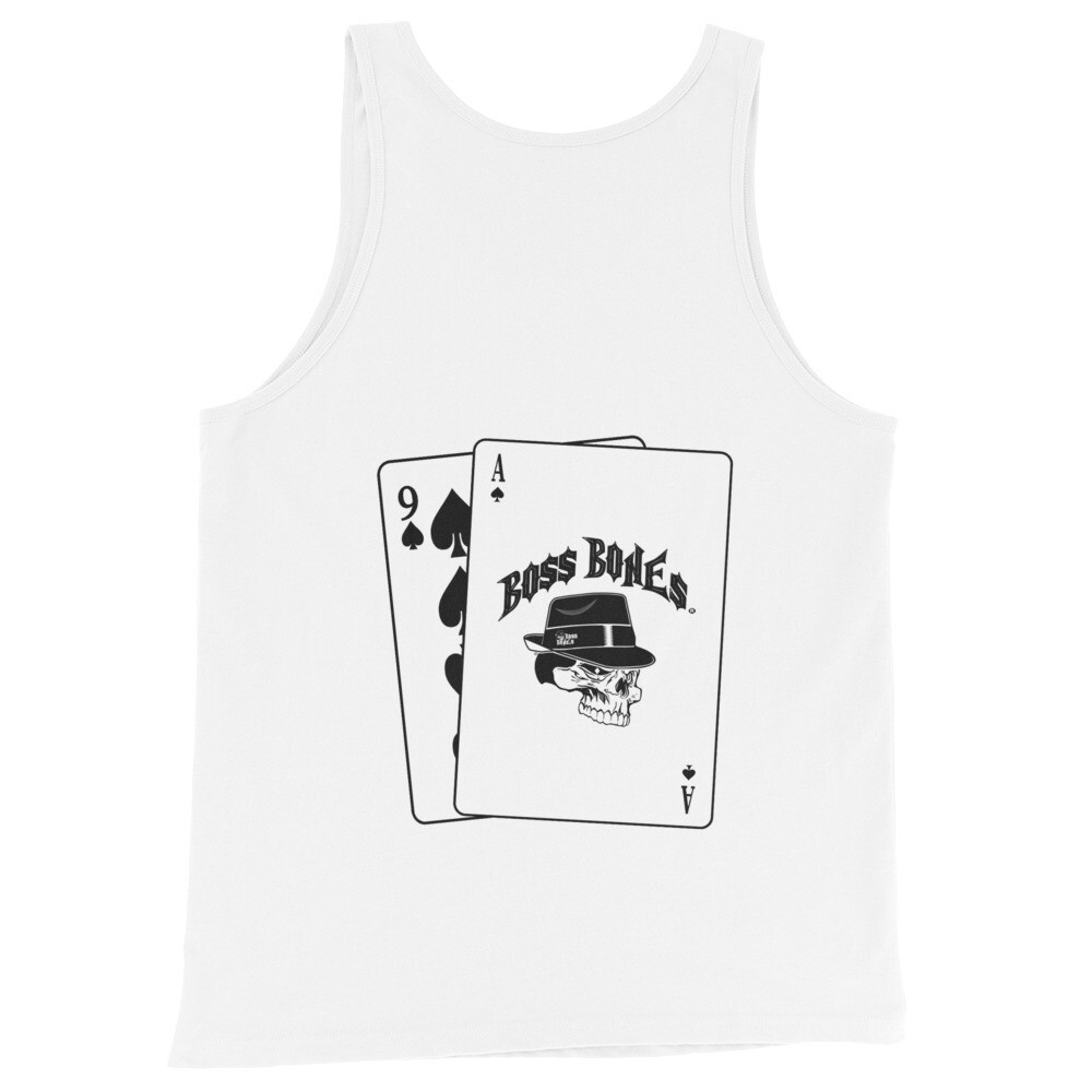 Boss Bones ACE 9 Poker Unisex Tank Top