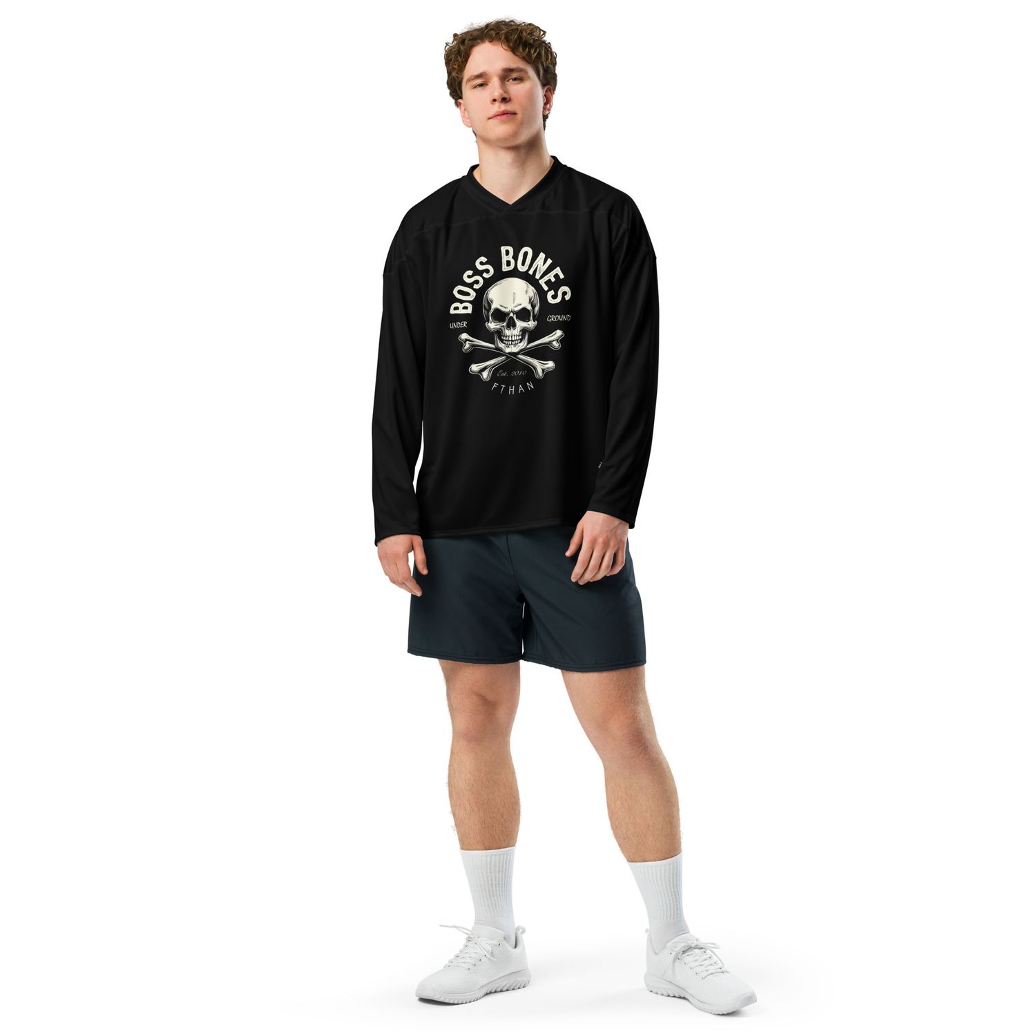 Boss Bones hockey fan jersey