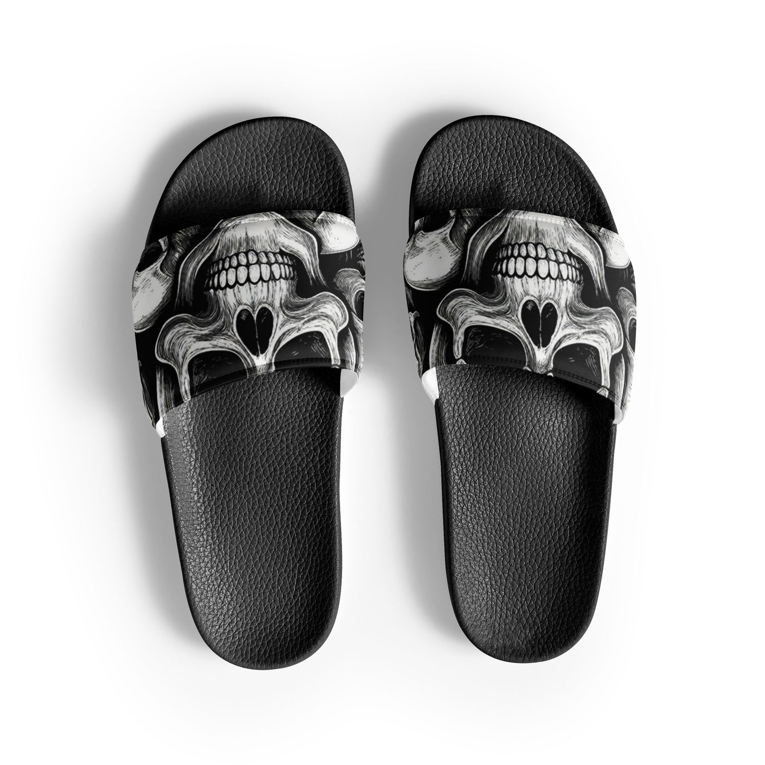 Boss Bones Men’s Slides – Cool Skull Print
