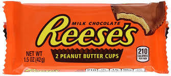 HERSHEY Reese's Milk Chocolate 2 Penut Butter Cups 42g/36ct