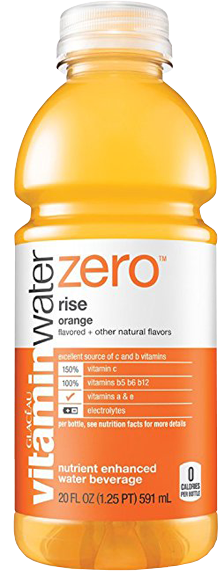 12ct Vitamin Water Zero Rise Orange 20 oz