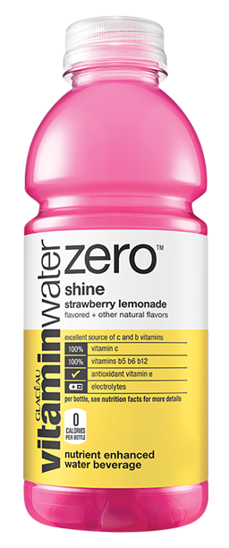 12ct Vitamin Water Zero Shine 20 oz