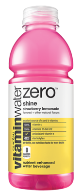 12ct Vitamin Water Zero Shine 20 oz