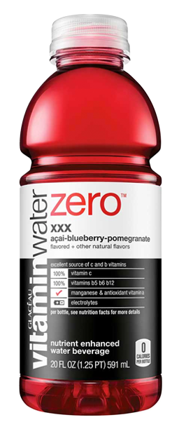 12ct Vitamin Water Zero XXX 20 oz