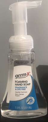 #44315 GERM-X Foaming Hand Soap Pump 7.5oz Each