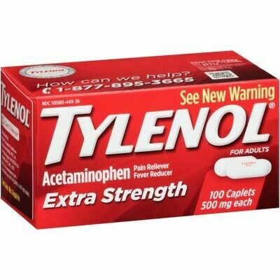Tylenol Extra Str 24ct Caplets Each