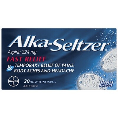 Alka Seltzer Regular 20/Box