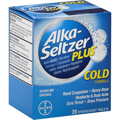 Alka Seltzer Cold & Flu 20/Box