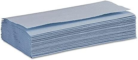 Boadwalk Blue Windshield Towels 1 Ply 9/250pk