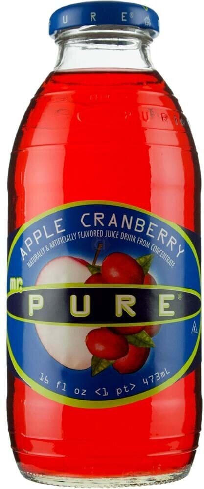 Mr. Pure Apple Cranberry 12/16 oz