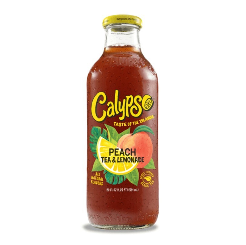 Calypso Tea Peach Lemonade 12/16oz