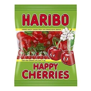 HARIBO Cherry Gummi Bears 5oz 12ct