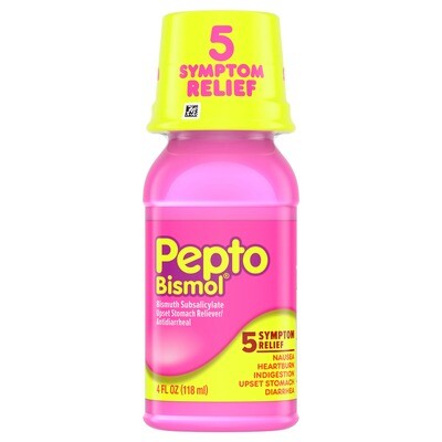 Pepto Liquid Bottle 4oz Each