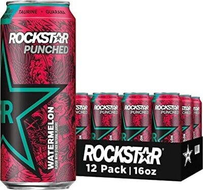 Rock Star Punched Watermelon 12/16oz