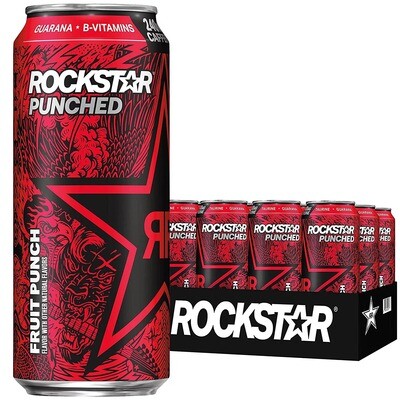 Rock Star Punched Fruit Punch 12/16oz