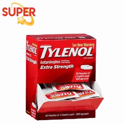 Tylenol Extra Strength 50ct/box
