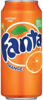 Fanta Orange Cans 24/16oz