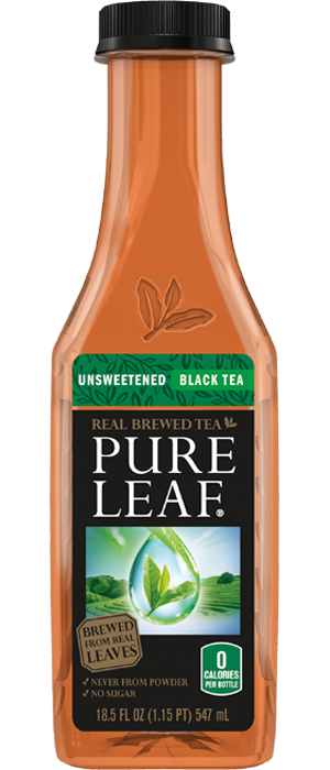 Lipton Pure Leaf Unsweetened Black Tea 12/18.5 oz