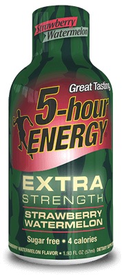 5 Hour Energy Extra Strength Strawberry Watermelon 12/2 oz