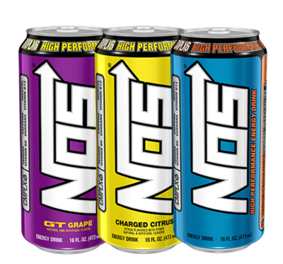 NOS Energy Drinks 16 oz (12 pack)