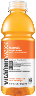 12ct Vitamin Water Essential Orange 20 oz