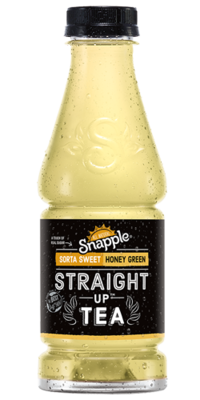 Snapple Straight up Honey Green Tea 12/18.5 oz