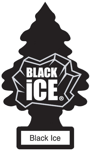 Little Trees Car Fresheners Black Ice Singles 24 count