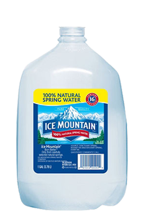 Ice Mountain Water 6/1 gallon