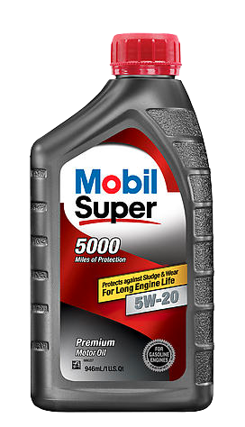Mobil Super 5000 5W20 6/1 qt
