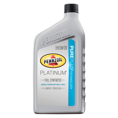 Pennzoil Platinum Synthetic Oil 5w20 6/1 qt