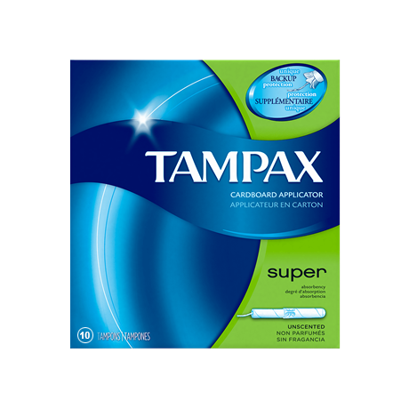 Tampax Super 10count 12pack